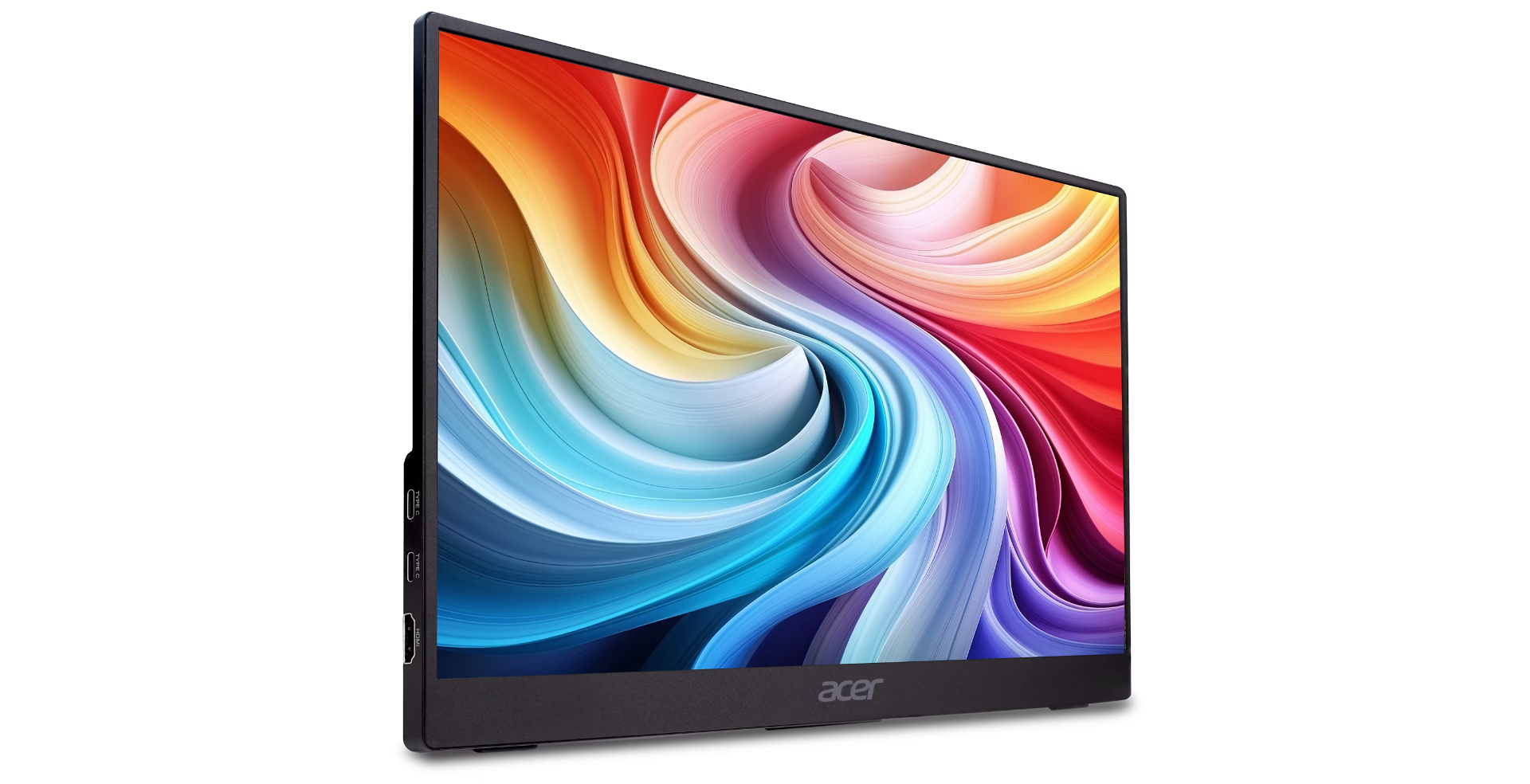 Acer PM161QB1bmiuux - 15.6 inch Portable Monitor - Full HD - IPS - USB-C - HDMI - 60 Hz