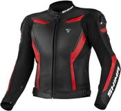 SHIMA Chase Zwart Rood Leren Motorjas - Jas