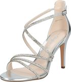 Buffalo Makai Sandals Silver - Women's Size 41 - Heel 7-7.5 cm