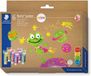 STAEDTLER Noris junior vingerverf set met 6 fluokleuren