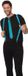 partychimp Carnaval verkleedset bretels en stropdas - licht blauw - volwassenen/unisex - feest accessoires