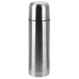 Merkloos Thermosfles - RVS - 750 ml - isoleerfles - zilverkleurig