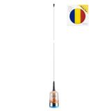 PNI Trucker 9000 PL CB antennepakket met LED, lengte 140 cm, 26-28 MHz, 1000 W, inclusief kleefpad en vlag