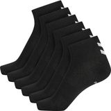 Hummel Hmlchevron 6-pack mid-cut sokken 213252 Zwart/Zwart Katoen Mannen Schoenmaat 46-48