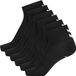 Hummel Hmlchevron 6-pack mid-cut sokken 213252 Zwart/Zwart Katoen Mannen Schoenmaat 46-48