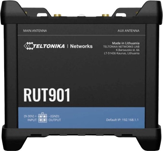 Teltonika RUT901 WiFi-router Ge&#239;ntegreerd modem: LTE 2.4 GHz