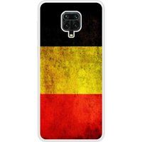 Redmi Note 9 Pro Drapeau Belgique Bedrukt siliconen hoesje