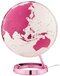 Atmosphere Globe Bright HOT Pink 30cm with Light - World Map