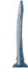 ORION Versand GmbH & Co. KG Super Long Monster Dildo 46 cm Bleu Nervures Silicone Avec Ventouse Flexible Étanche