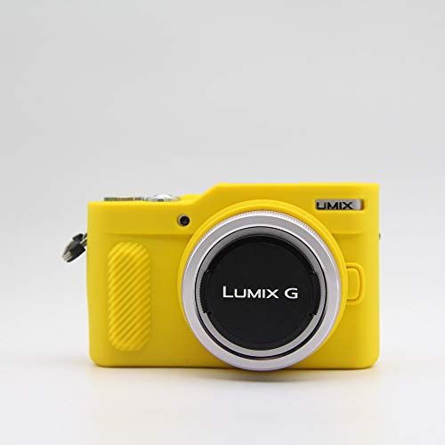 Zakao Lumix GF10 Hoes, Zachte Siliconen Tas Lichtgewicht Slanke Huid Rubber Beschermende Digitale Camera Hoesje Cover voor Panasonic Lumix GF10, Geel