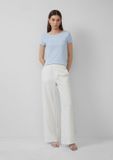 Q/S designed by - Broek - Maat 36/L32 - Vrouwen - 03J0 WHITE - polyester