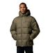 Columbia Heren Puffect 4 Hooded Jacket, Hooded Puffer Jacket, Stone Green, Large