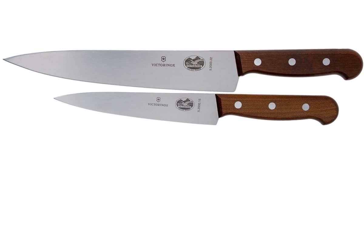 Victorinox Wood 5.1050.2G 2-delige messenset, esdoornhout - 7611160058331