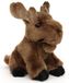 Uni-Toys - zittend eland - 20 cm (hoogte) - pluche hert - pluche dier, knuffeldier