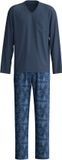 CALIDA Heren Pyjama Lang Katoen Marine M