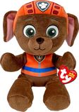 TY Paw Patrol TY - Pluche dier Zuma – 15 cm – pluche dier om te verzamelen, bruin, oranje