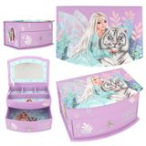 Depesche TOPModel Sieradendoos Klein - Fantasy Tiger - Paars