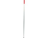 Betra Universele steel - bezem/vloertrekker/mop steel - aluminium - wit/rood - 145 cm