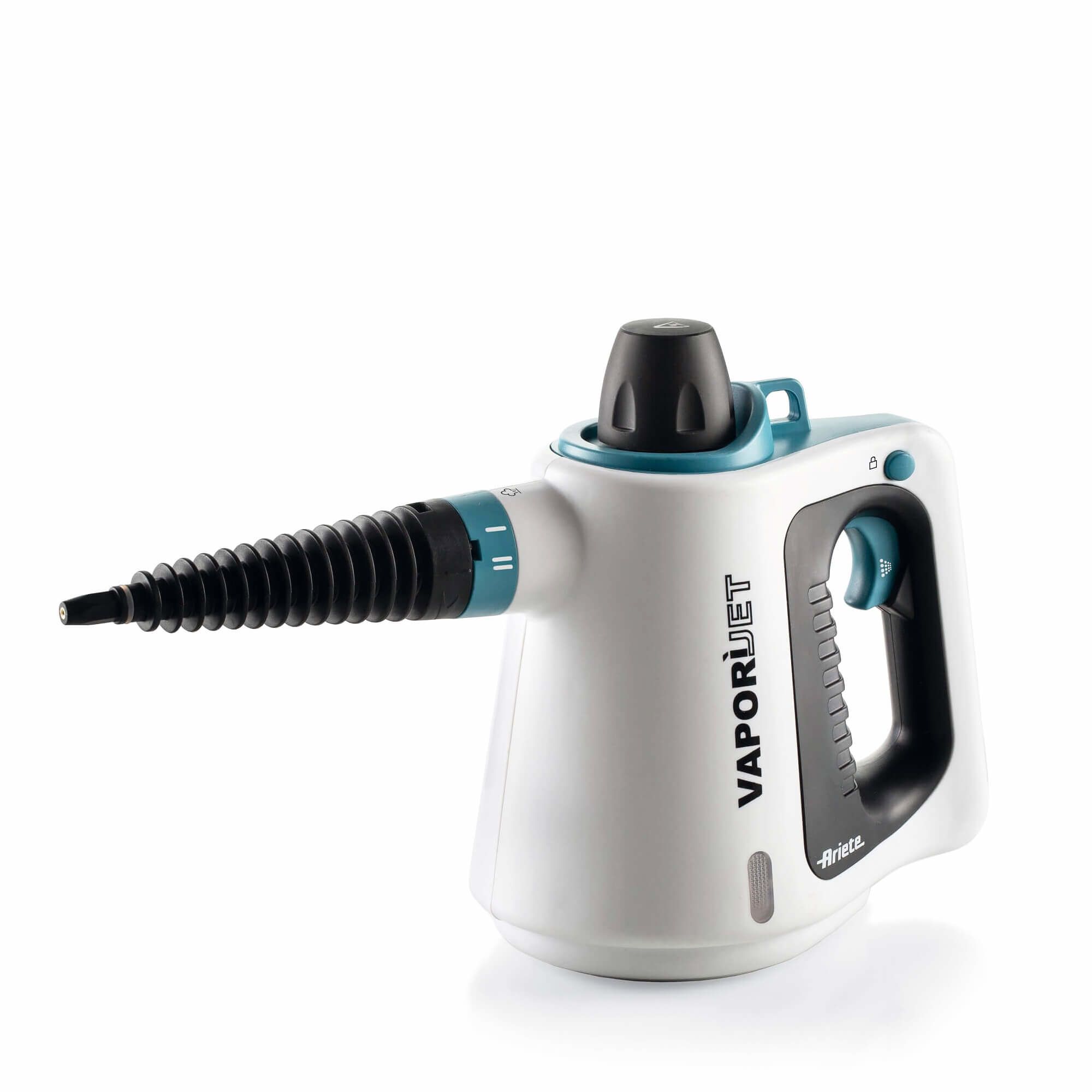 Ariete Vapori Jet - Multifunctionele hand stoomreiniger - 1050W - 3.5 bar - 0.25L - Lichtblauw/Wit