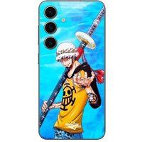 Maniacase Etui Samsung Galaxy S24 Anime One Piece Trafalgar D Water Law