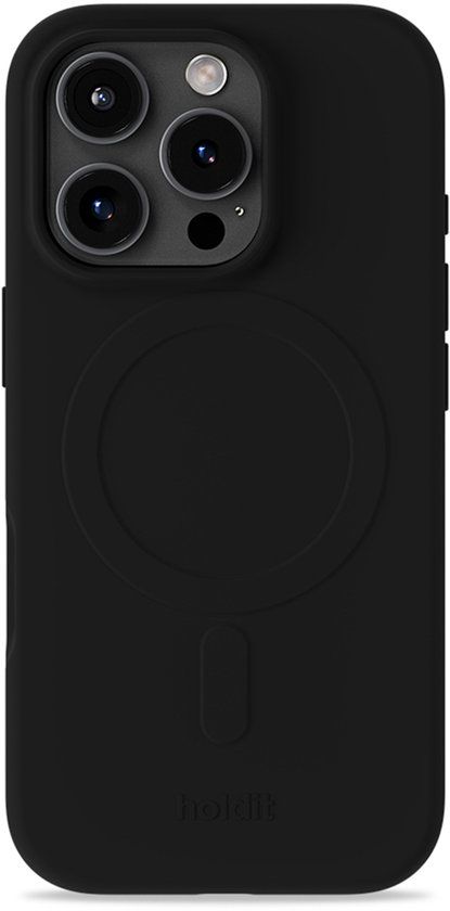 Holdit Soft MagSafe Case voor de Apple iPhone 16 Pro - Black