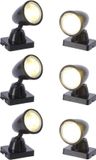 Merkloos / Sans marque Decoris Kerstdorp verlichting - spotjes - 6x - LED