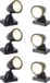 Merkloos / Sans marque Decoris Kerstdorp verlichting - spotjes - 6x - LED