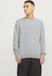 JACK&JONES JJEGLOBE KNIT CREW NECK NOOS Hommes Pulls tricotés XS Gris clair chiné