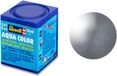 Revell Hobbyverf Acrylverf - Aqua #91 Steel (Ijzer) - Metallic - Acryl - Verf potje - 18 ml