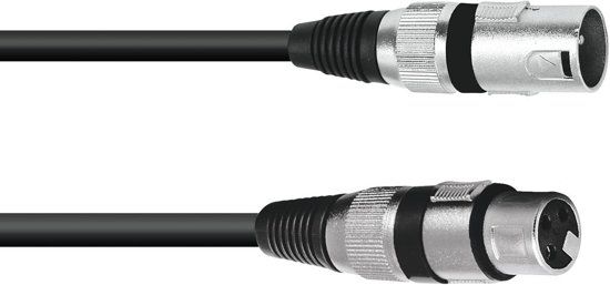 Omnitronic XLR cable 3pin 25m bk