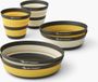 Sea to Summit Frontier UL Ensemble de vaisselle pliable - 2 Personnes - 6 Pièces - Jaune