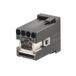 Weidmüller 1950290000 RJ45 Kabelconnector, 1 Poort, Zwart