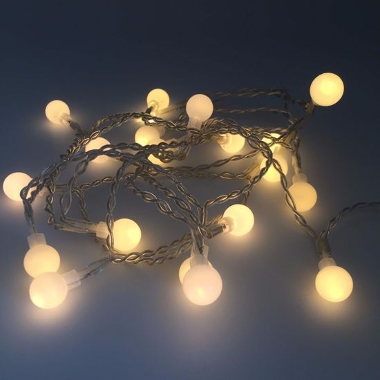 Meisterhome 20 Led melkballen Warm wit kerstverlichting