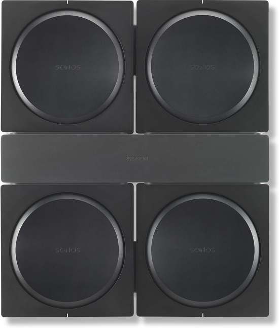 Flexson muurbeugel voor 4 Sonos AMP's