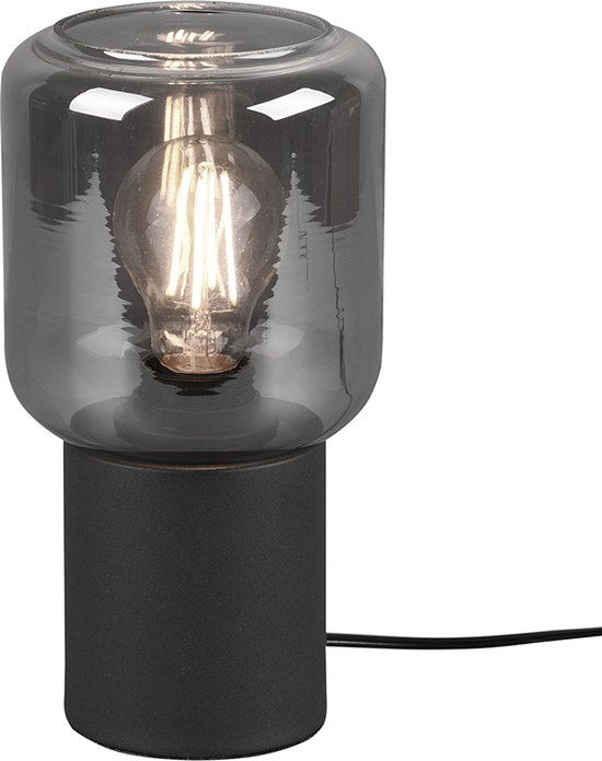REALITY NICO Tafellamp - Zwart - E27 - 4W - 13 cm - Met Dimfunctie