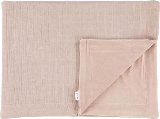 Les Rêves d'Anaïs Bliss Fleece Ledikantdeken Rose 100 x 150 cm roze