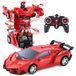 Voiture RC transformable - 2 en 1 - Voiture et robot - 1:18 - Rotation à 360° - Rechargeable