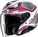 HJC F31 Ceron Grijs Wit Rood Jethelm Maat XS