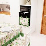 PETTI Artigiani Italiani - Ovenafdekking, ovenafdekking, ovenafdekking van stof, 1 ovenafdekking van katoen, 40 x 50 cm, groen, 100% Made in Italy