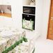 PETTI Artigiani Italiani - Ovenafdekking, ovenafdekking, ovenafdekking van stof, 1 ovenafdekking van katoen, 40 x 50 cm, groen, 100% Made in Italy