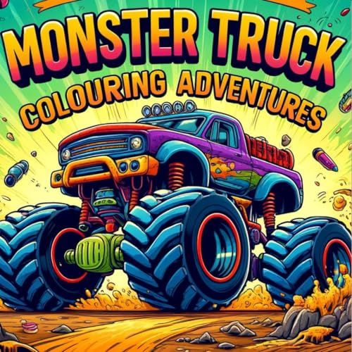 Monster Truck Coloring Book: Monster Truck Adventures