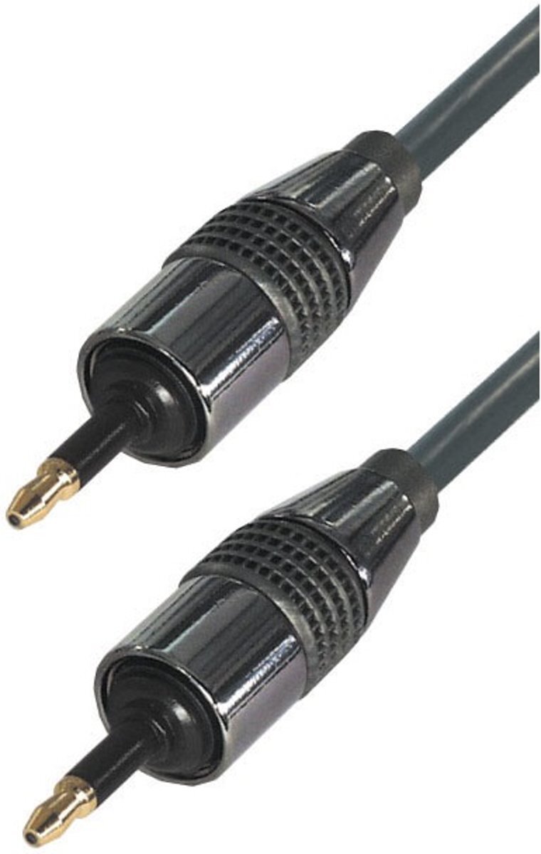 transmedia Digitale optische Mini Toslink - Mini Toslink audio kabel - 6mm - 1 meter