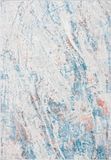 Safavieh Boho Chic Indoor Geweven Vloerkleed, Tulum Collectie, TUL210, Ivoor & Blauw, 91 x 152 cm