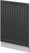 Merkloos / Sans marque Wan GmbH Vaatwasserpaneel - Keukenfront - Inbouwkeuken - Soft-close scharnieren - 60 cm breed - Antraciet