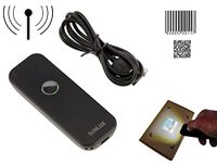 KALEA-INFORMATIQUE Draagbare handscanner voor pc of smartphone. Leest EAN-barcodes en vierkante QRC-codes, Bluetooth, oplaadbaar.