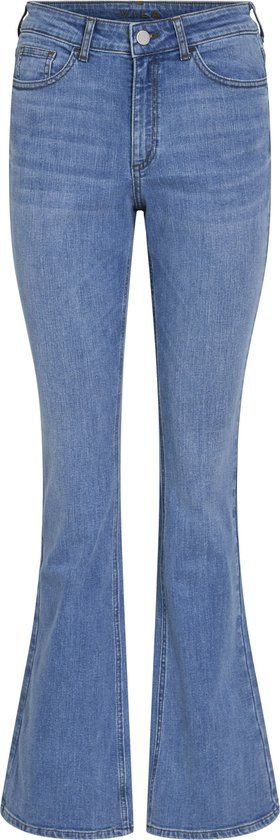VILA Flared Jeans VIBETTY mid-waist Light Blue Denim