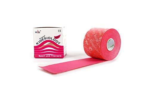 Nasara Originele kinesiology tape - 5 cm x 5 m - roze - 8809651910025