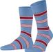 FALKE Marina Stripe sokken heren blauw