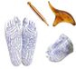 Chaussettes de réflexologie pour massage des pieds, taille 36-40