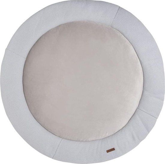 Baby's Only Classic Boxkleed Rond - Zilvergrijs - Ø90 cm